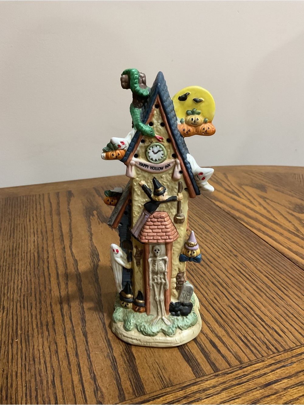 Halloween Tall Haunted House Ceramic Village Set - Picture 2 of 16